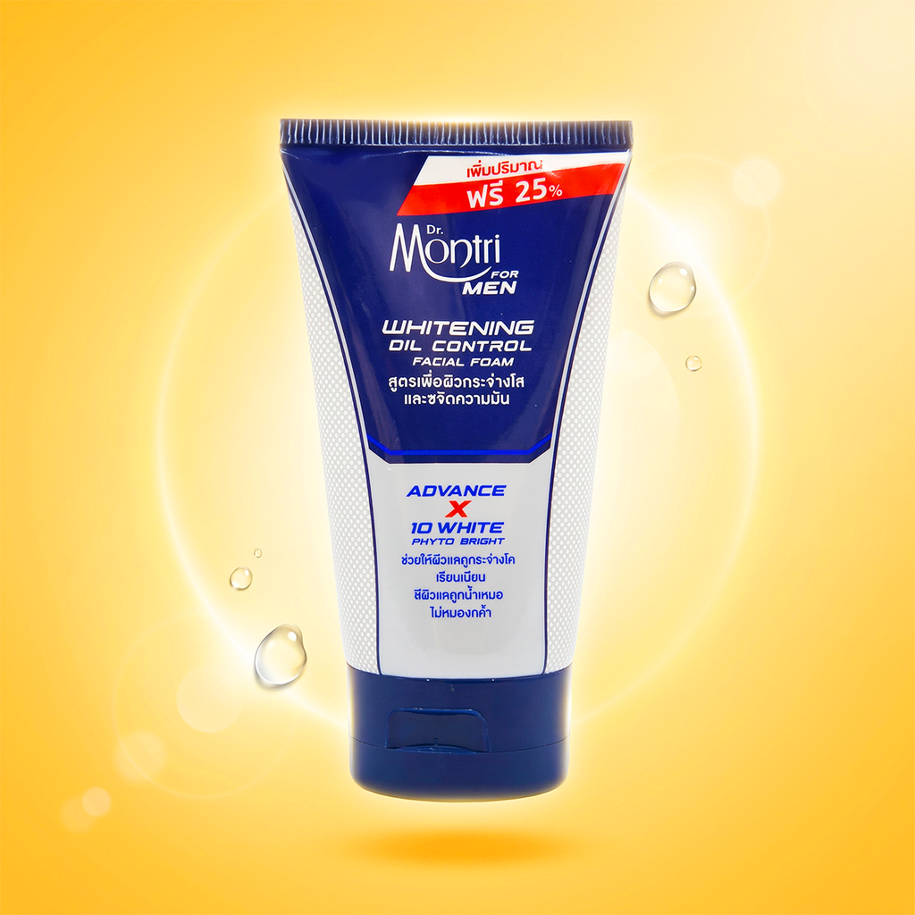 Dr.Montri facial foam ingredients Advance X Phyto-Bright red algae extract label