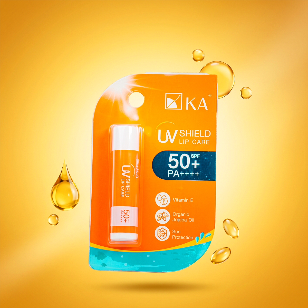KA UV Shield lip balm Thailand original pack fragrance and paraben free